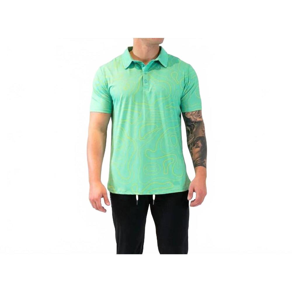 NEW PILLAR liam short sleeve polo in topo